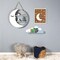 Contemporary Home Living 23.25" Blue and White Home Design Cloud Wall Shelf